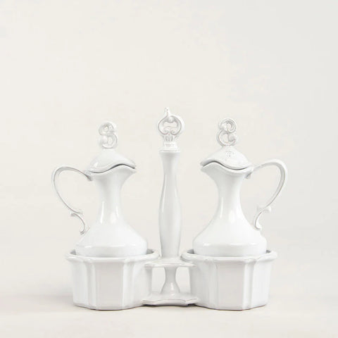 Set Aceitera y Vinagrera Provenzal con Tapa 25cm / 30cm / 11.5cm