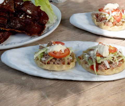 Plato nopal Viva México