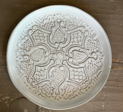 Cu. Plato pan margarita pompón