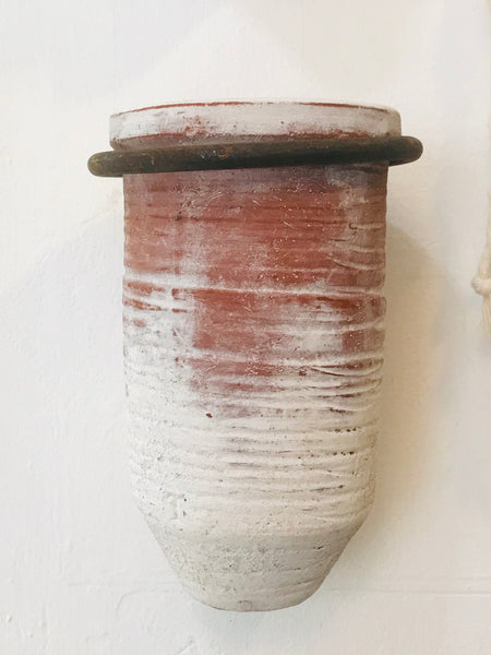 Maceta bala de pared tabaco antique