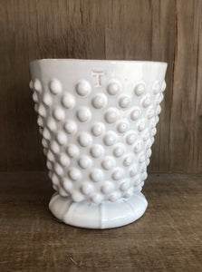 Vaso Polka 12cm Blanco