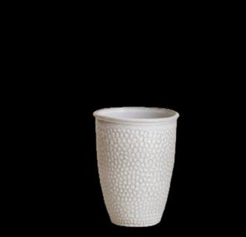 Florero vaso martillado